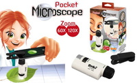 Nauka i zabawa dla dzieci Mikroskop kieszonkowy MR200 Buki 