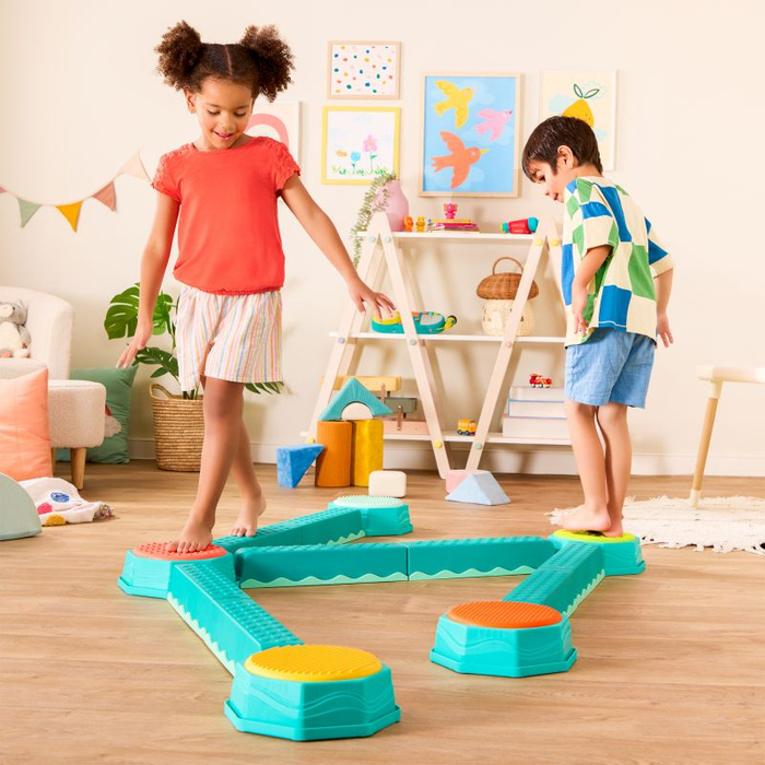 Kombinacyjna ścieżka sensoryczna Zestaw 13 el. Balance & Build B.Toys BX2324Z