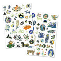 Tatuaże świecące w ciemności Las nocą Djeco DJ09618