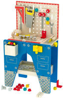 Drewniany warsztat dla dzieci z narzędziami Super majsterkowicz