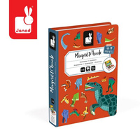 Magnetyczna układanka Dinozaury Magnetibook J02590-Janod, zabawki rozwojowe