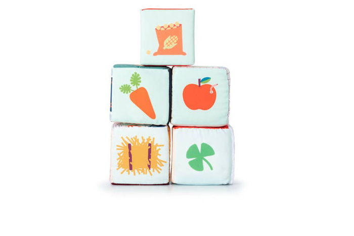 Zestaw 5 miękkich klocków wielofunkcyjnych Stodoła Farma 83455 Lilliputiens