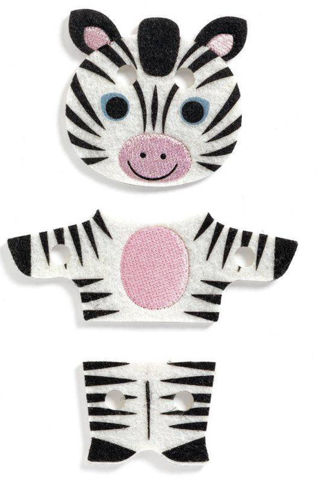 Nawlekanka ze sznurkami FELTIMIX DJ01669-Djeco, zabawki rozwojowe