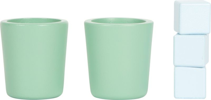 Kuchnia dziecięca drewniana z industrialną wyspą kuchenną Small Foot 12432 Kuchnie dla dzieci