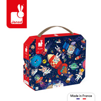 Puzzle w walizce Rakieta kosmiczna 54 elementy J02545 Janod