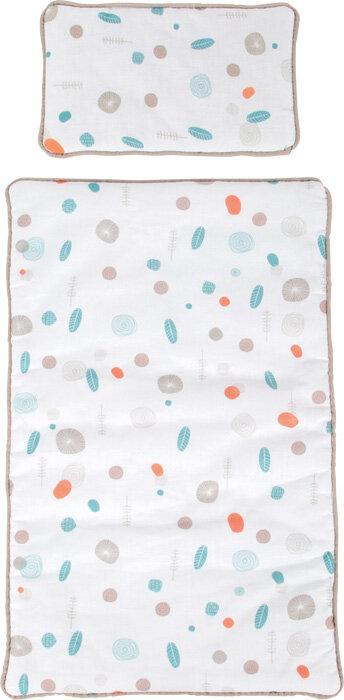 Biała drewniana kołyska dla lalek Little Button Small Foot 12260