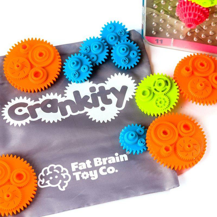 Koła Zębate Crankity FA140-1 Fat Brain Toys, łamigłówki dla dzieci