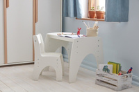 Regulowane krzesło Klips 120-610-110-Pinio, meble do pokoju dziecięcego