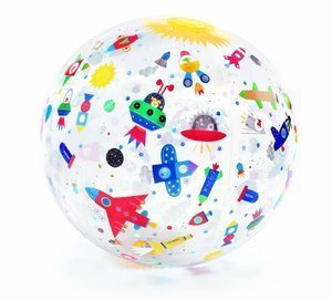 Barwna nadmuchiwana piłka plażowa Kosmos DJ00172-Djeco