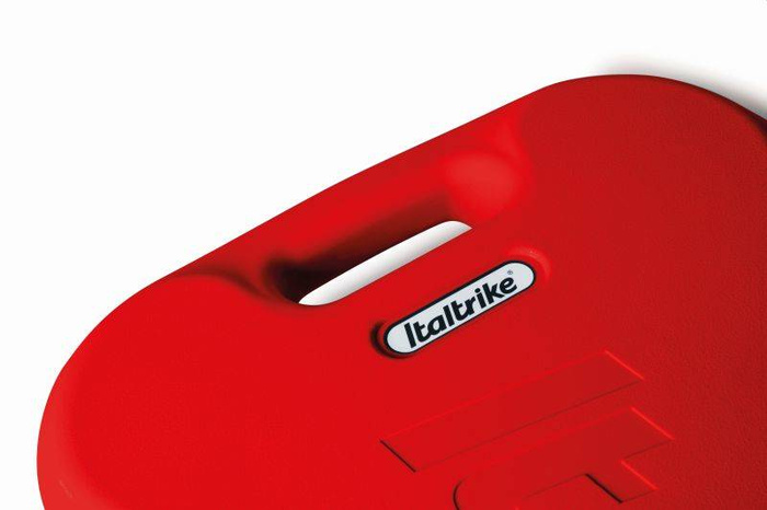 Czerwona deskorolka dla dzieci deska na kółkach Mini Eolo Italtrike