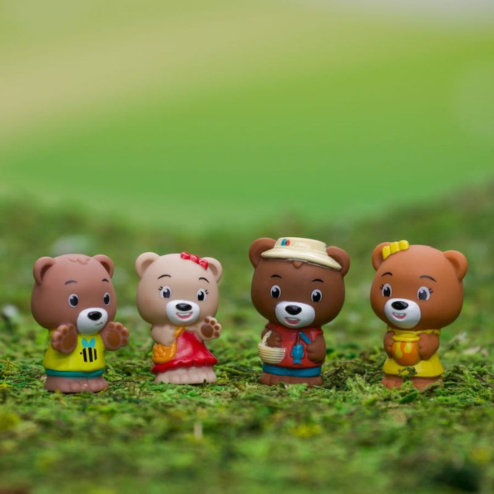 Rodzina misiów Browny Klorofil 700300F figurki zwierząt dla dzieci