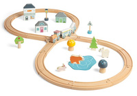 Kolejka drewniana ósemka Leśne Zwierzęta Bigjigs Toys 35042