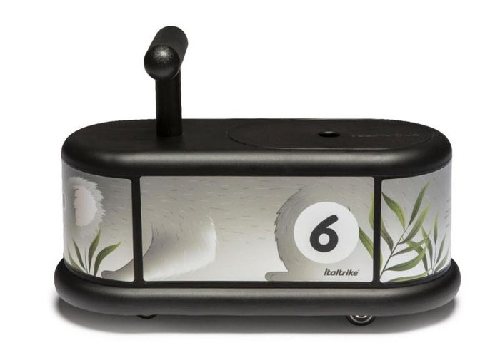 Jeździk czarny dla dzieci Koala La Cosa Italtrike