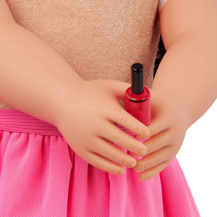 Lalka Amora 46cm z dodatkowymi ubrankami i akcesoriami Elegancki zestaw prezentowy Our Generation BD31359Z