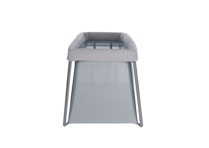 Łóżeczko turystyczne dwupoziomowe z funkcją kojca 3w1 Eazy sleep Heather grey Pebble Beaba 946004