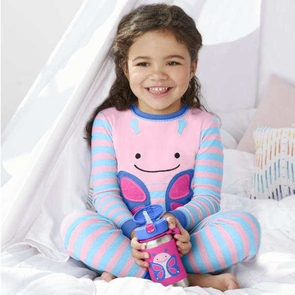 Stalowy bidon Motyl Zoo 252517-Skip Hop, akcesoria dla dzieci