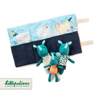 Przytulanki dla dzieci Rodzina Nosorożców z rozkładaną matą Nosorożec Marius Lilliputiens 83245 