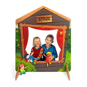 Drewniany teatrzyk scenka do odgrywania ról Erzi 51218