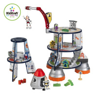 Drewniana rakieta małego kosmonauty, 63443-Kidkraft , zabawki dla chłopców