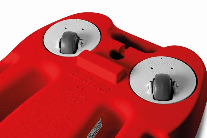 Czerwona deskorolka dla dzieci deska na kółkach Mini Eolo Italtrike