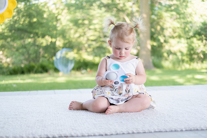 Bąbelki Dimpl Słoneczko i Chmurka Fat Brain Toys FA346-1 zabawka stymulująca sensoryczna