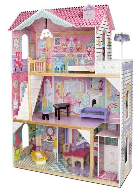 Drewniany domek dla lalek "Anna w apartamencie"