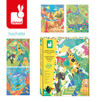 Zestaw kreatywny Złote kontury Zwierzęta Janod J07959