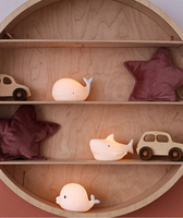 Lampki silikonowe do wody morski zestaw mini Rekin Wieloryb i Delfin Rabbit & Friends 520060