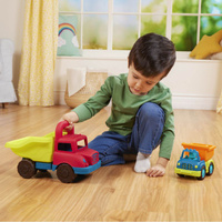 Zestaw dwóch ciężarówek wywrotek do zabawy dla dzieci Grab-n-Go Truck Set B.Toys BX2238Z