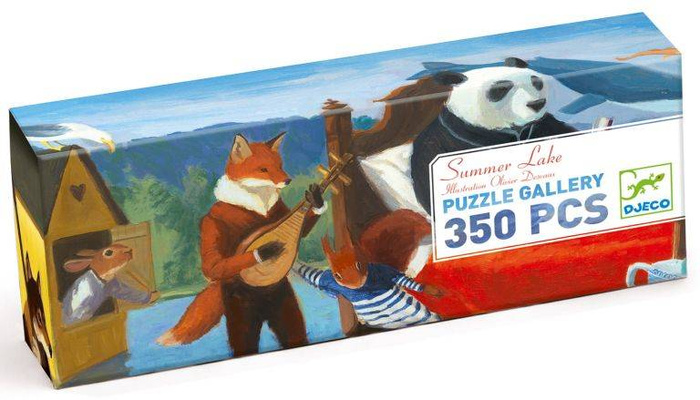 Puzzle tekturowe Letnie Jezioro 350 el Gallery DJ07617-Djeco, układanki i puzzle dla dzieci