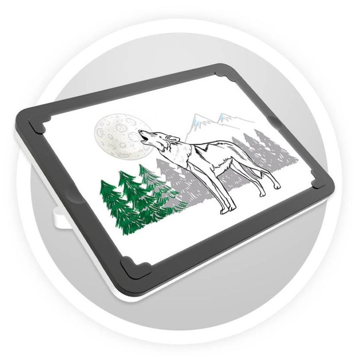 Tablet dla dzieci 3w1 z podświetleniem Buki 5432 odrysowywanie komiks flipbook