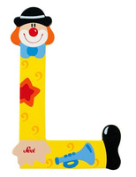 Głoska Clown "L", 81748-Sevi, nauka literek dla dzieci, alfabet