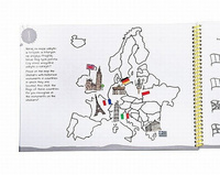 Przygoda z Europą - książka, kreatywna zabawa dla dzieci, ZT8290-Zuzu Toys