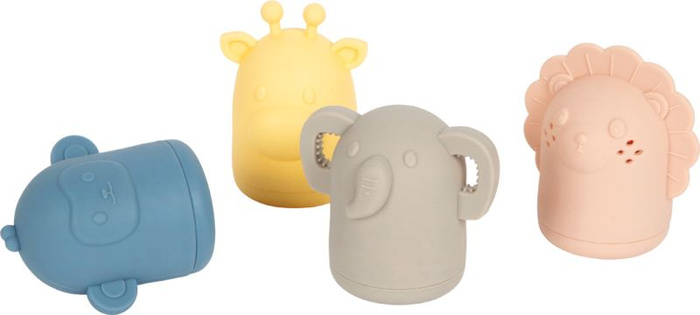Zabawki do kąpieli 4 silikonowe zwierzątka Small Foot 12753
