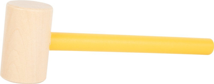 Drewniana pastelowa przebijanka z młoteczkiem 11723-Small Foot, zabawki motoryczne