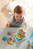 Drewniane puzzle warstwowe Straż pożarna krótkie historie 303252-Haba, układanki dla dzieci