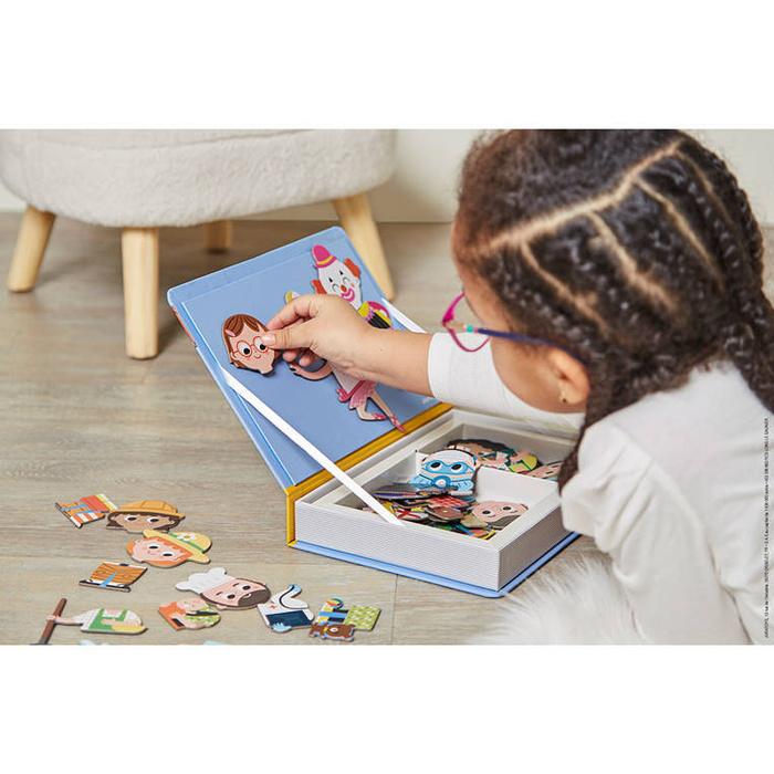 Układanka magnetyczna dla dzieci Zawody Magnetibook Janod J02597