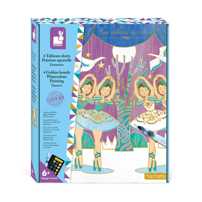 Zestaw kreatywny Złote kontury Tancerki Janod J07964