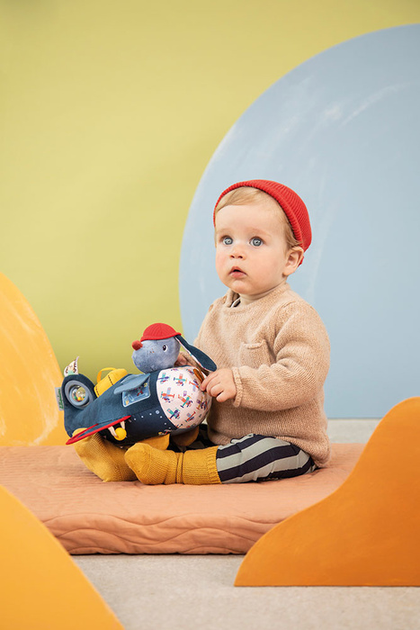 Przytulanka piesek z koszyczkiem i akcesoriami Piesek Jules Lilliputiens 83547