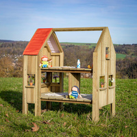 Outdoor drewniany domek dla lalek domek sklep 10041 Erzi zabawki ogrodowe