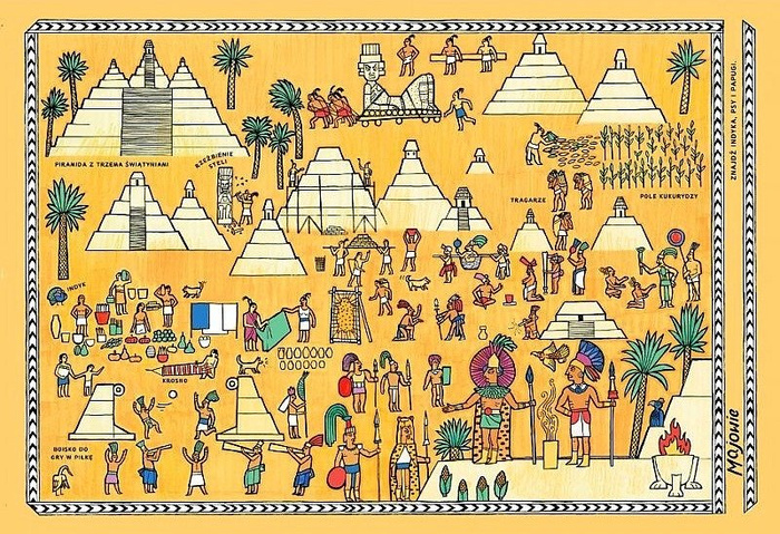 Edukacyjna książka dla dzieci - Historia Starożytnych Cywilizacji Zuzu Toys