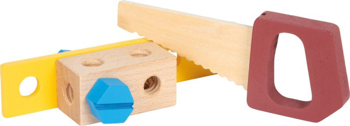 Walizka z narzędziami dla dzieci Warsztat Small Foot 12556 drewniane zabawki dla dzieci