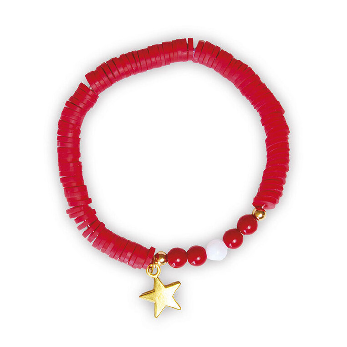 Zestaw kreatywny do tworzenia biżuterii ze stojakiem Bransoletka na każdy dzień tygodnia Janod J09185