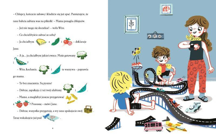 Jano i Wito uczą mówić K. Kamień na pikniku Wiola Wołoszyn Przemek Liput Mamania, książki dla dzieci