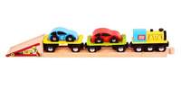 Pociąg do przewozu aut, BJT199-Bigjigs Rail - kolejka drewniana
