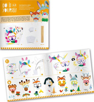 Fotobudka Zwierzęta - zrób to sam DJ07915-Djeco, zestawy kreatywne 