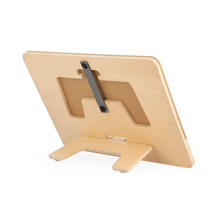 Tablica drewniana stołowa nablatowa z podpórką i akcesoriami Janod J09636