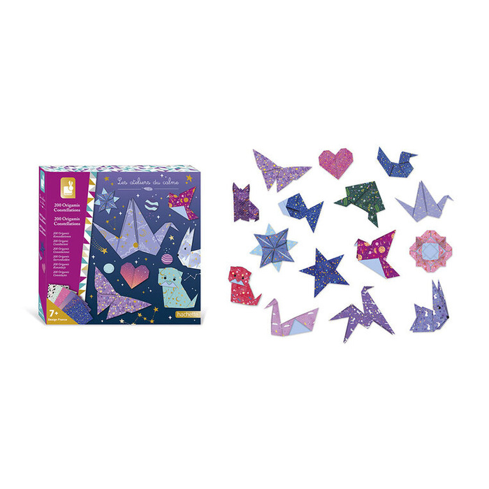 Zestaw kreatywny do tworzenia origami Konstelacje 200sztuk Janod J09167