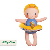 Laleczka do kąpieli z kółkiem w komplecie zabawa w wodzie Gaspard 83423 Lilliputiens