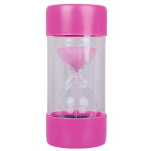 Różowa klepsydra 120 sekund Minutnik Ballotini 2 Minuty BJE0003-Bigjigs Toys, czasomierz dla dzieci